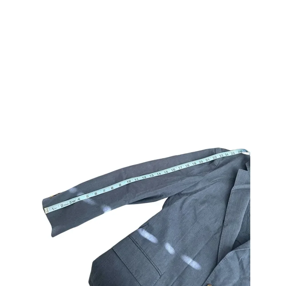 J.Crew Men's Blue Preppy Academia Office Ludlow Slim‎ Fit Suit Jacket Size 38S